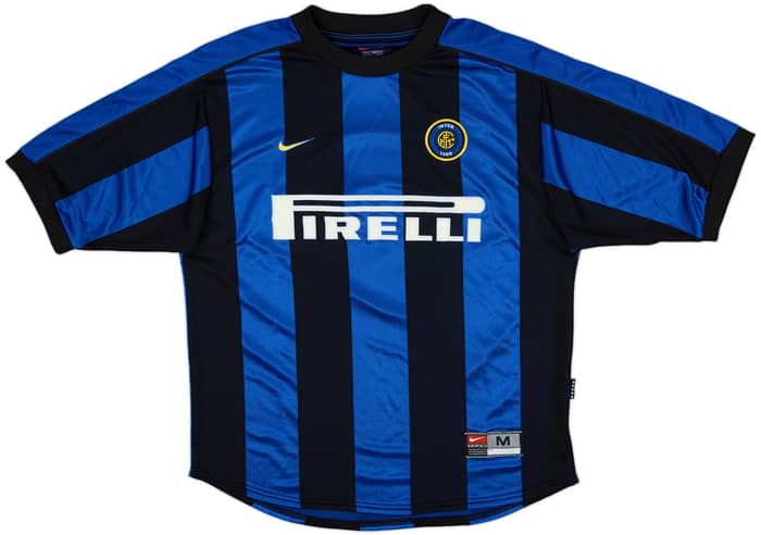 1999-00 Inter Milan Home Shirt Ronaldo #9 - 9/10 - (M)