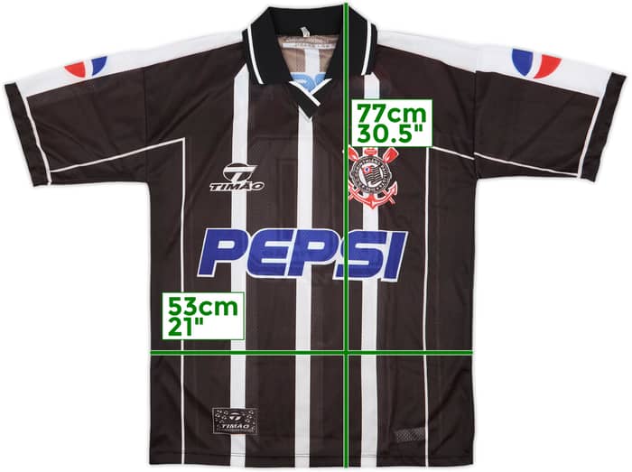 2000 Corinthians Timao Fan Shirt #10 - 9/10 - (L)