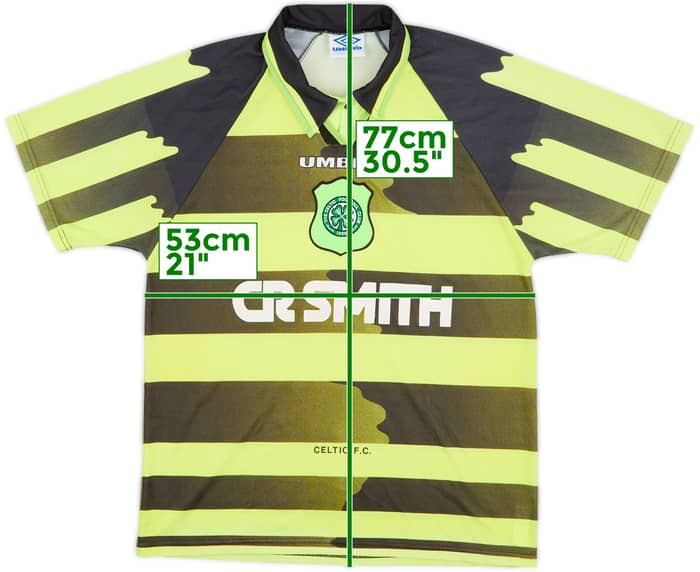 1996-97 Celtic Away Shirt - 9/10 - (L)