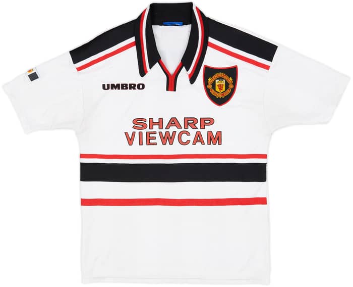1997-99 Manchester United Away Shirt Beckham #7 - 8/10 - (M)