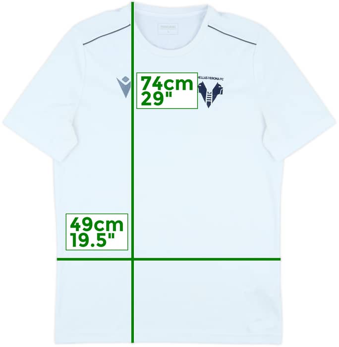 2020-21 Hellas Verona Macron Training Shirt - 9/10 - (L)