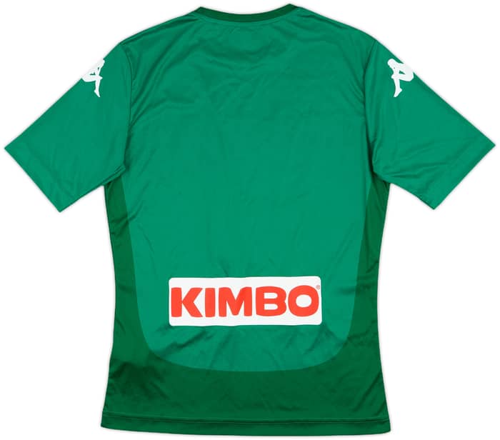 2017-18 Napoli European GK S/S Shirt - 9/10 - (S)