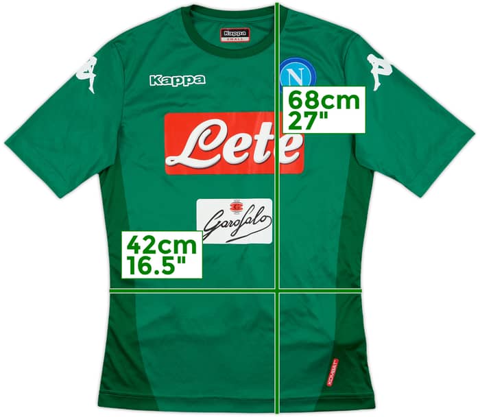 2017-18 Napoli European GK S/S Shirt - 9/10 - (S)