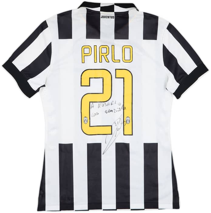 2014-15 Juventus Player Issue Signed Home Shirt Pirlo #21 - 5/10 - (L)