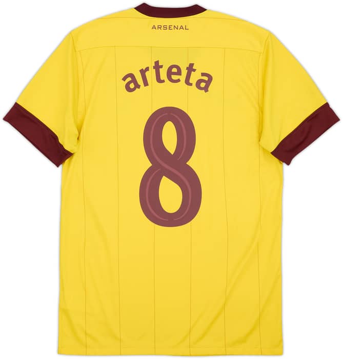 2010-13 Arsenal Away Shirt Arteta #8 - 6/10 - (S)