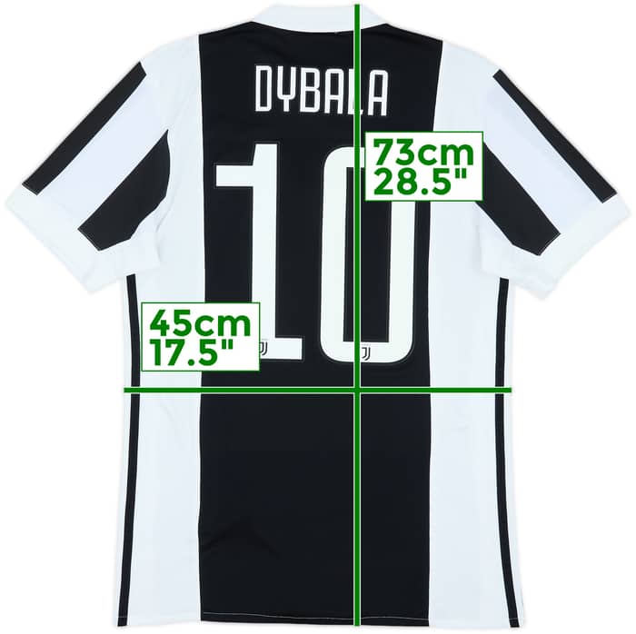 2017-18 Juventus Home Shirt Dybala #10 - 7/10 - (S)