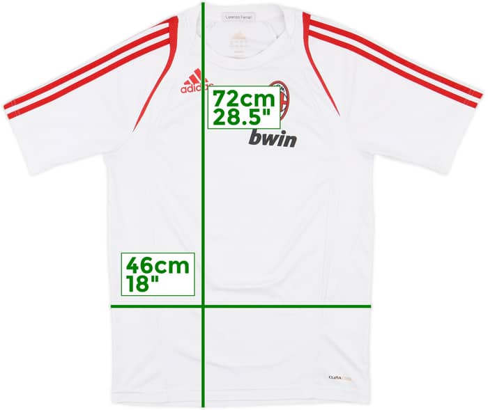 2009-10 AC Milan adidas Training Shirt - 7/10 - (S)