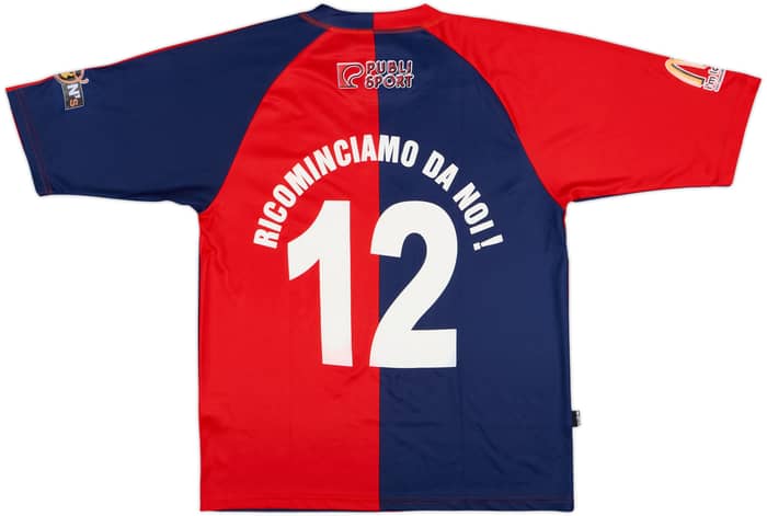 2017-18 Sambenedettese 'Ricominciamo Da Noi' Home Shirt #12 - 9/10 - (L)