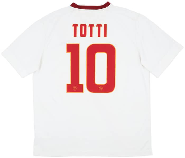 2014-15 Roma Away Shirt Totti #10 - 7/10 - (XL)