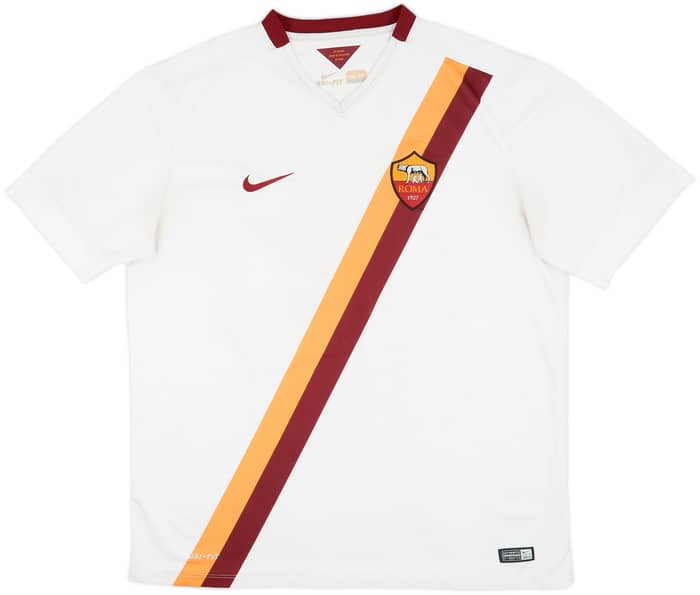 2014-15 Roma Away Shirt Totti #10 - 7/10 - (XL)