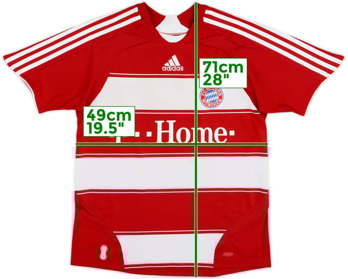 2007-08 Bayern Munich Home Shirt - 6/10 - (XL.Boys)