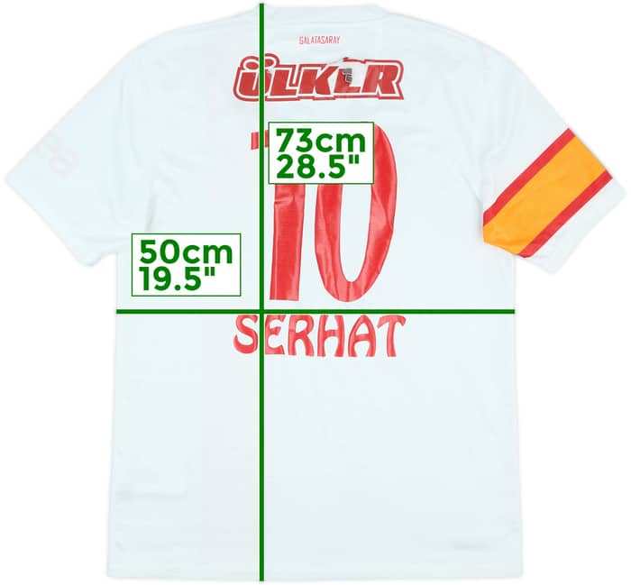 2012-13 Galatasaray Away Shirt Serhat #10 - 5/10 - (M)