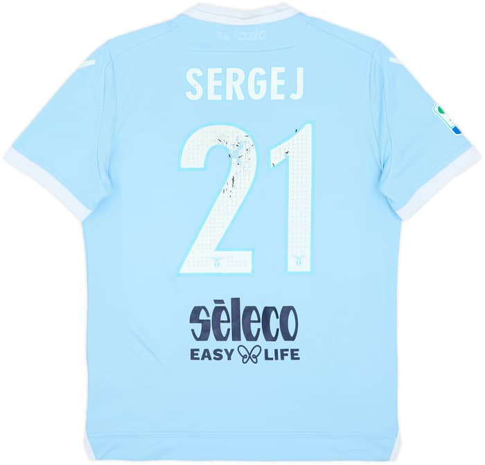 2017-18 Lazio Home Shirt Sergej #21 - 4/10 - (L)