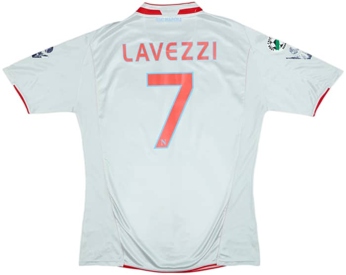 2009-10 Napoli Away Shirt Lavezzi #7 - 6/10 - (3XL)