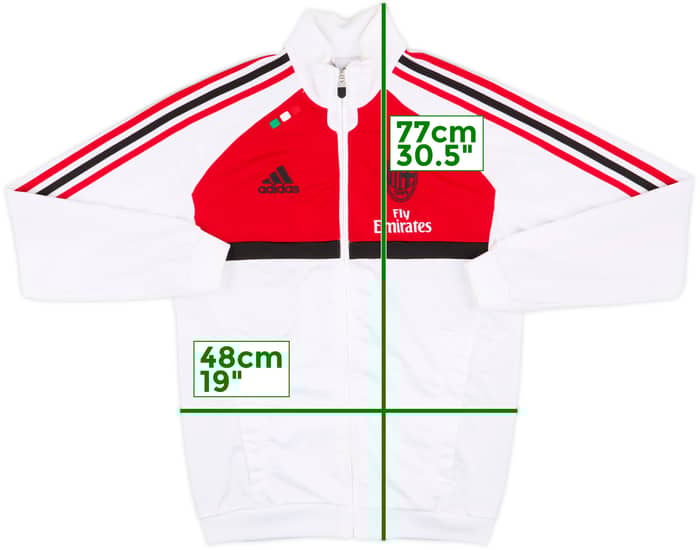 2011-12 AC Milan adidas Track Jacket - 6/10 - (S)