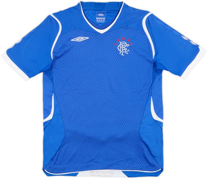 2008-09 Rangers Home Shirt - 7/10 - (L.Boys)
