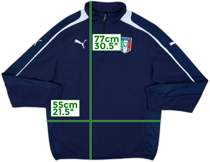 2010-12 Italy Puma 1/4 Zip Fleece Jacket - 5/10 - (L)