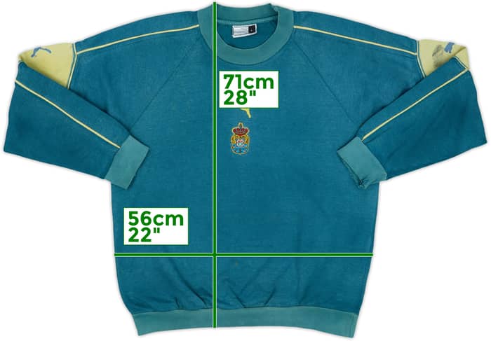 2001-02 Las Palmas Puma Sweat Top - 4/10 - (L)