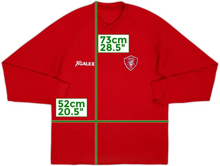 2001-02 Perugia Player Issue Galex Sweat Top - 8/10 - (L)