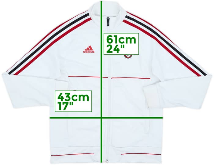 2017-18 AC Milan adidas Track Jacket - 7/10 - (M.Boys)
