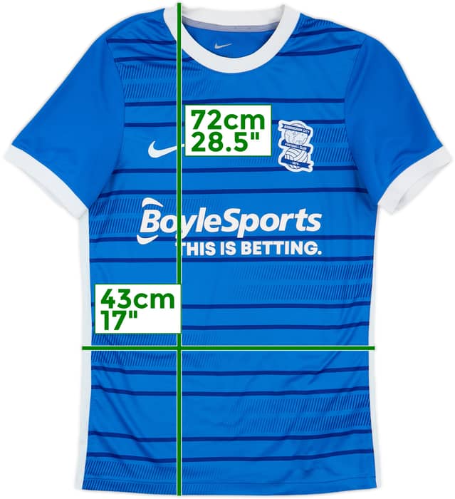 2022-23 Birmingham Home Shirt - 8/10 - (S)