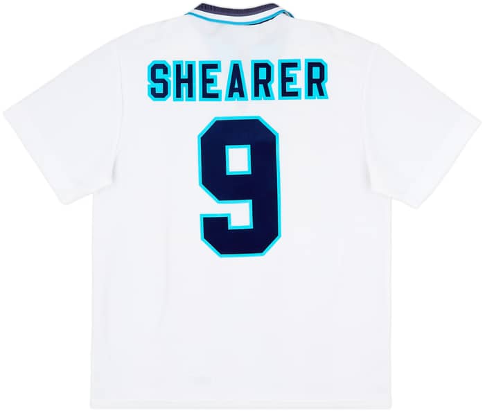 1995-97 England Home Shirt Shearer #9 - 9/10 - (L)