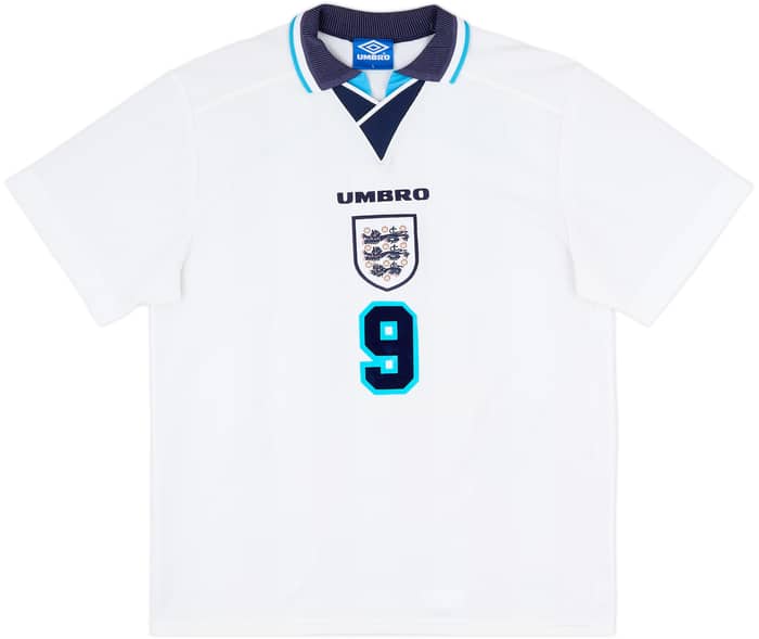 1995-97 England Home Shirt Shearer #9 - 9/10 - (L)