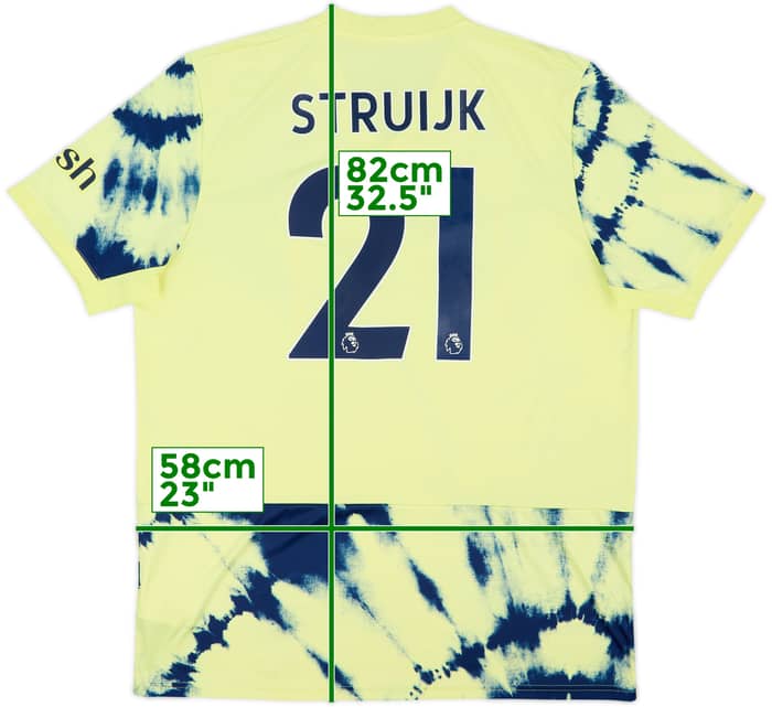 2022-23 Leeds Away Shirt Struijk #21 - 8/10 - (XL)