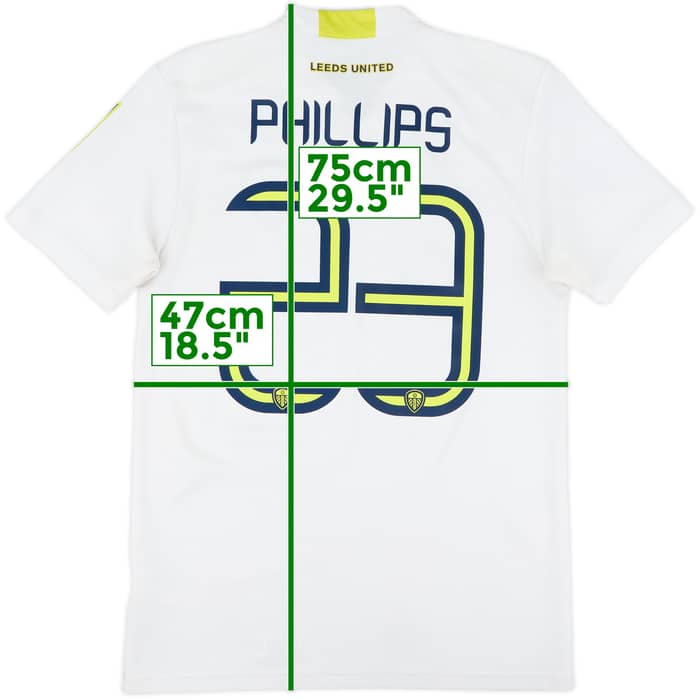 2021-22 Leeds United Home Shirt Phillips #23 - 9/10 - (S)