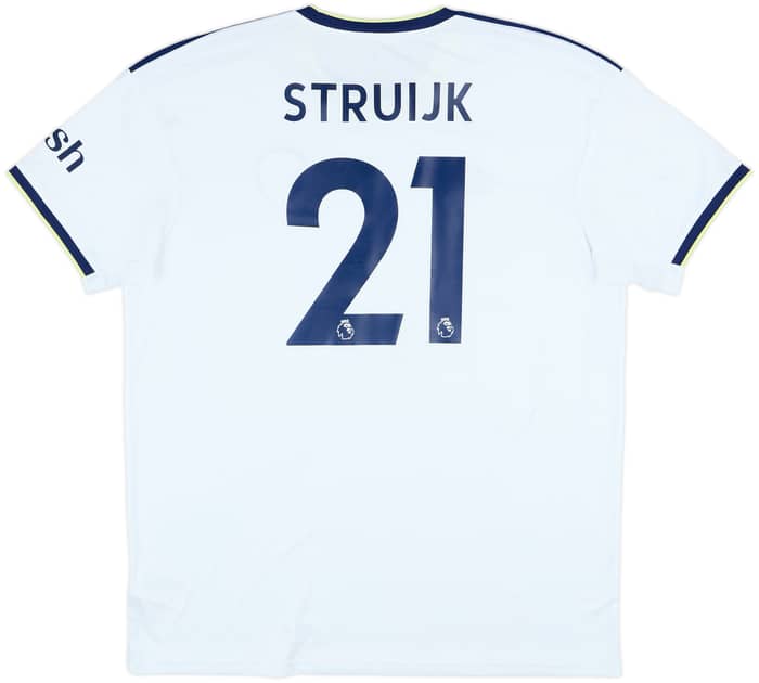 2022-23 Leeds United Home Shirt Struijk #21 - 9/10 - (XL)