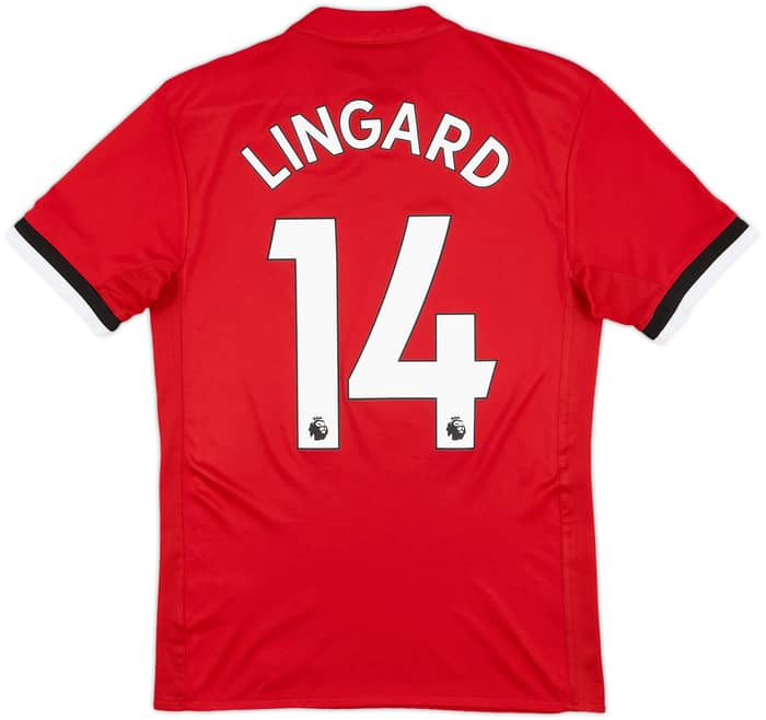 2017-18 Manchester United Home Shirt Lingard #14 - 9/10 - (XS)