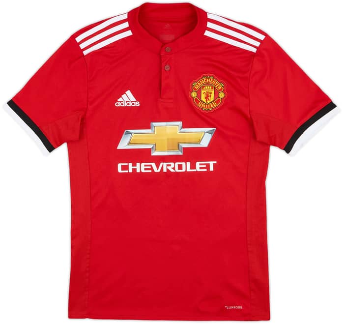 2017-18 Manchester United Home Shirt Lingard #14 - 9/10 - (XS)