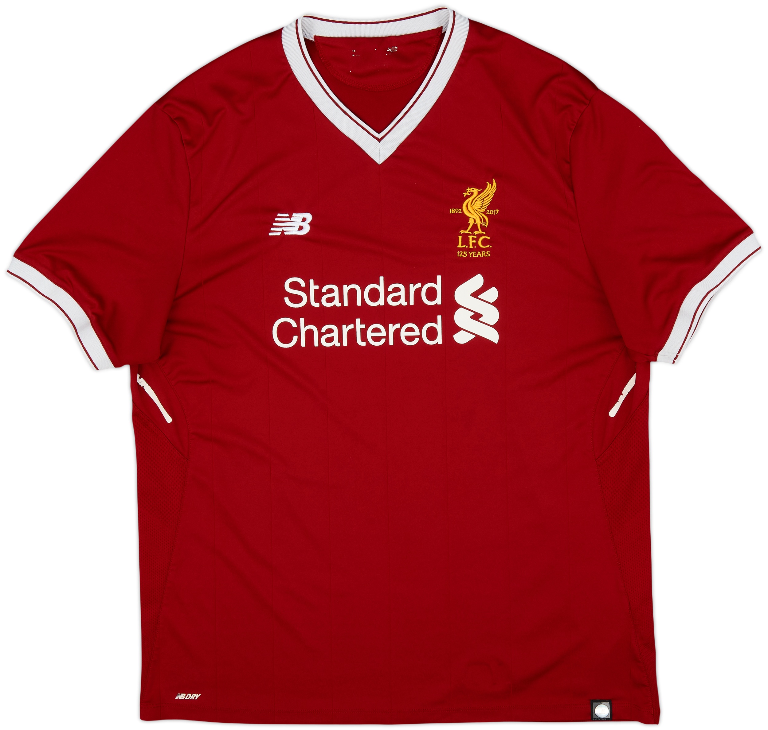 2017-18 Liverpool 125 Years Home Shirt Virgil #4 - 7/10 - (Women's XL)