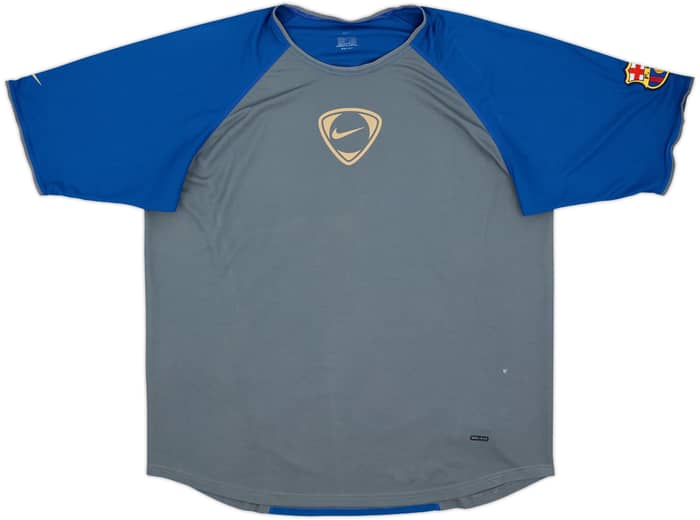 2001-02 Barcelona Nike Training Shirt - 8/10 - (XL)