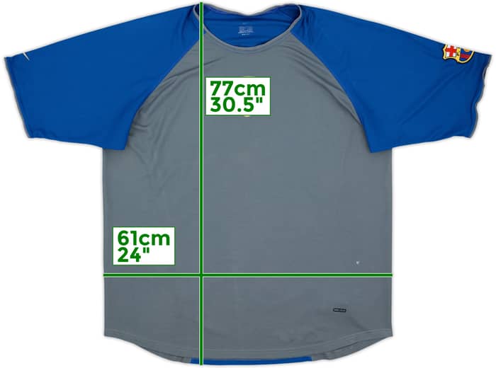 2001-02 Barcelona Nike Training Shirt - 8/10 - (XL)