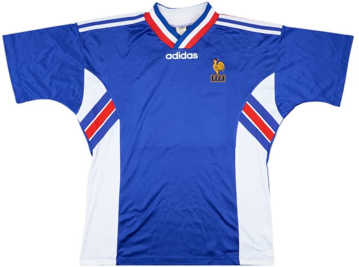 1996 France U-21 Match Issue Home Shirt #13