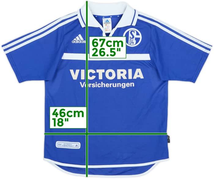 2001-02 Schalke Home Shirt - 7/10 - (XL.Boys)
