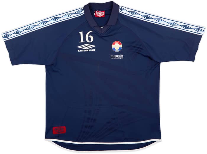 2001-02 Willem II Player Issue Umbro Training Shirt #16 - 5/10 - (XXL)