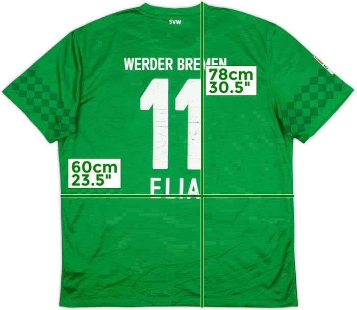 2012-13 Werder Bremen Home Shirt Elia #11 - 5/10 - (XL)