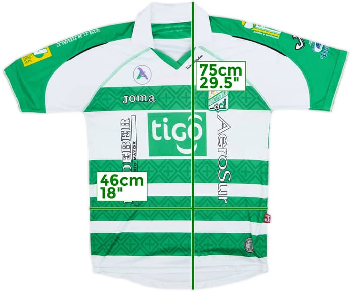 2011-12 Oriente Petrolero Home Shirt - 8/10 - (S)