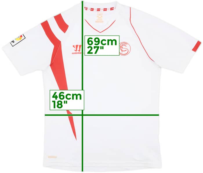 2014-15 Sevilla Home Shirt - 3/10 - (XL.Boys)