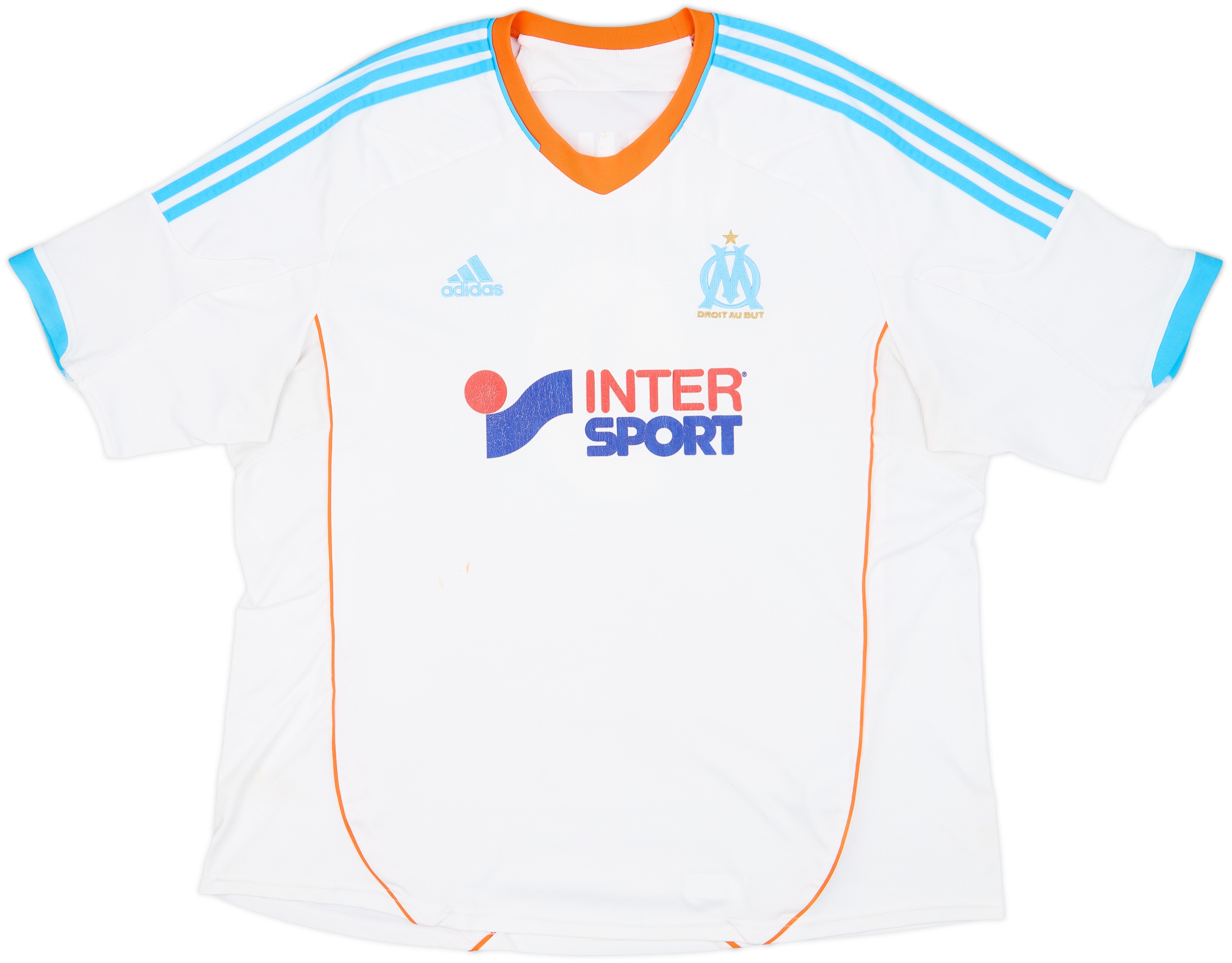 2012-13 Olympique Marseille Home Shirt Gignac #9 - 6/10 - (3XL)