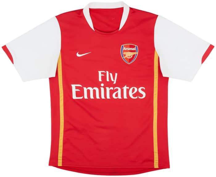 2006-08 Arsenal Home Shirt Fabregas #4 - 5/10 - (XL.Boys)