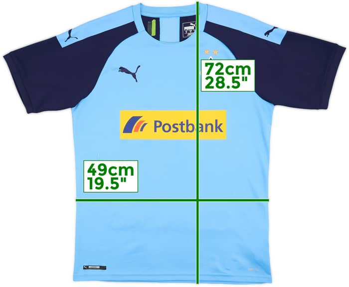 2019-20 Borussia Monchengladbach Away Shirt - 6/10 - (M)
