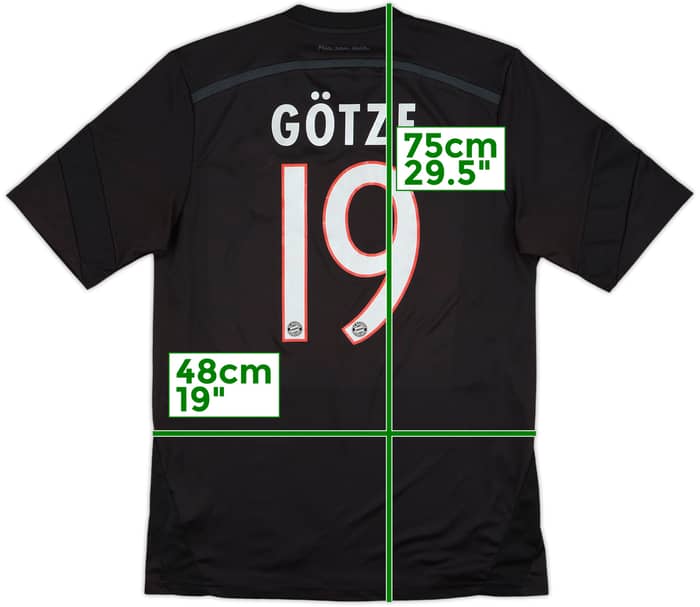 2014-15 Bayern Munich Third Shirt Gotze #19 - 5/10 - (M)