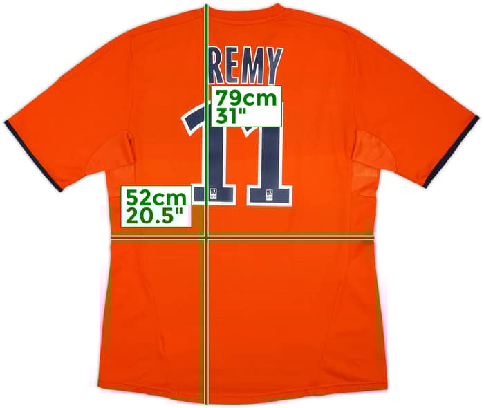 2011-12 Olympique Marseille Third Shirt Remy #11 - 10/10 - (L)