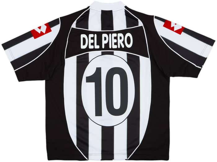 2002-03 Juventus Home Shirt Del Piero #10 - 9/10 - (XL)