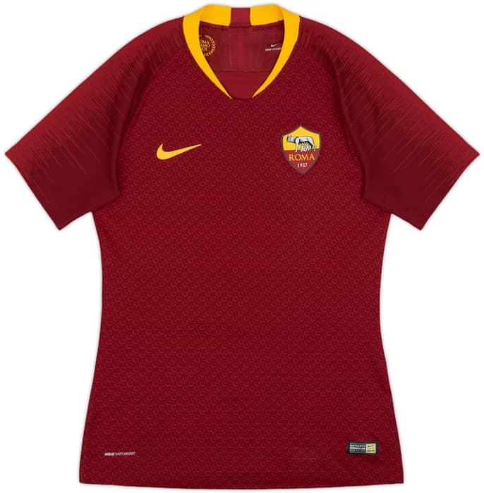 2018-19 Roma Authentic Home Shirt Dzeko #9 - 10/10 - (S)