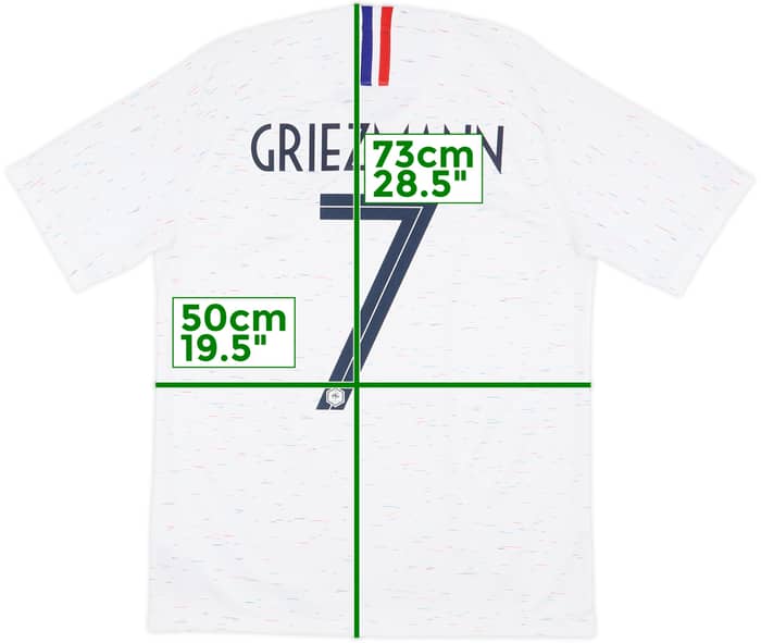 2018 France Away Shirt Griezmann #7 - 10/10 - (M)