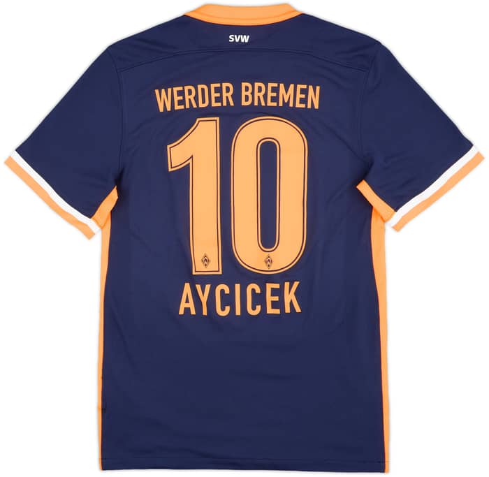 2015-16 Werder Bremen Away Shirt Aycicek #10 - 9/10 - (S)
